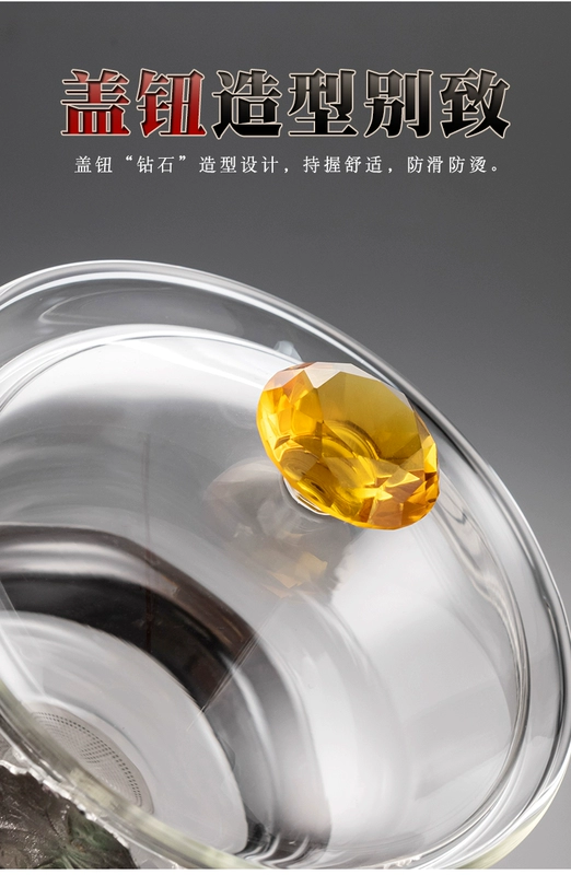 Kính Lười Bán Tự Động Bộ Trà Hộ Gia Đình Bộ Nhỏ Từ Tính Ấm Trà Làm Trà Hiện Vật Phòng Khách Kung Fu Trà