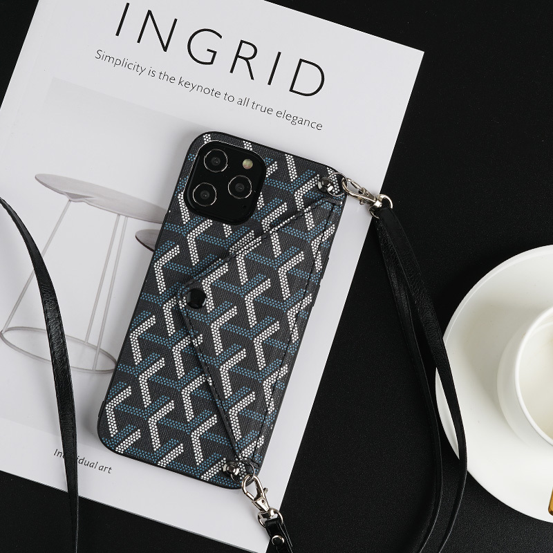 iPhone 15Pm Case with Crossbody Strap, Suitable for iPhone 14 Pro Max, with Lanyard, Neck Strap, New Card Holder for 13 Pro, Stand for 12, High-End Niche Design, Compatible with 11, Xr Chain, Luxury Brand, Goddess Style