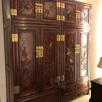 Indonesian black-acid mahogany mountain flowery cabinet flowerwood solid wood furniture African acid branches bedroom coat