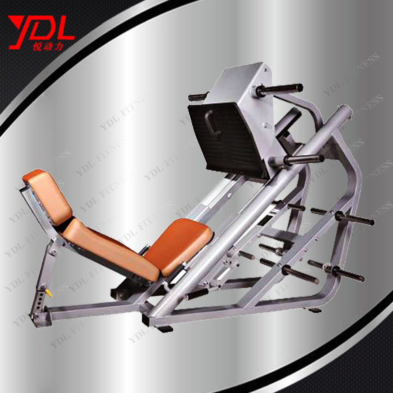 Gym space Technogym 45 degrees inverted pedaling machine Squat machine Oblique pedaling machine Pedaling leg muscle training equipment