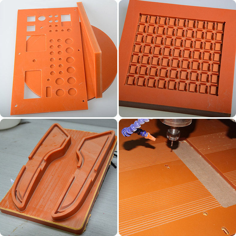 Synthetic slate high temperature heat insulation board anti-static mold electrical rubber board fixture material glass fiber electric wood board processing