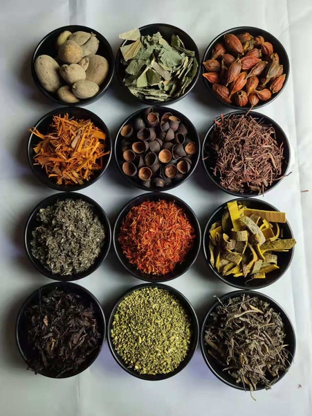 Han Dye Herbal Dyeing Natural Plant Dyeing Materials Handmade Tie-Dye DIY Color with Video Tutorial Color Chart