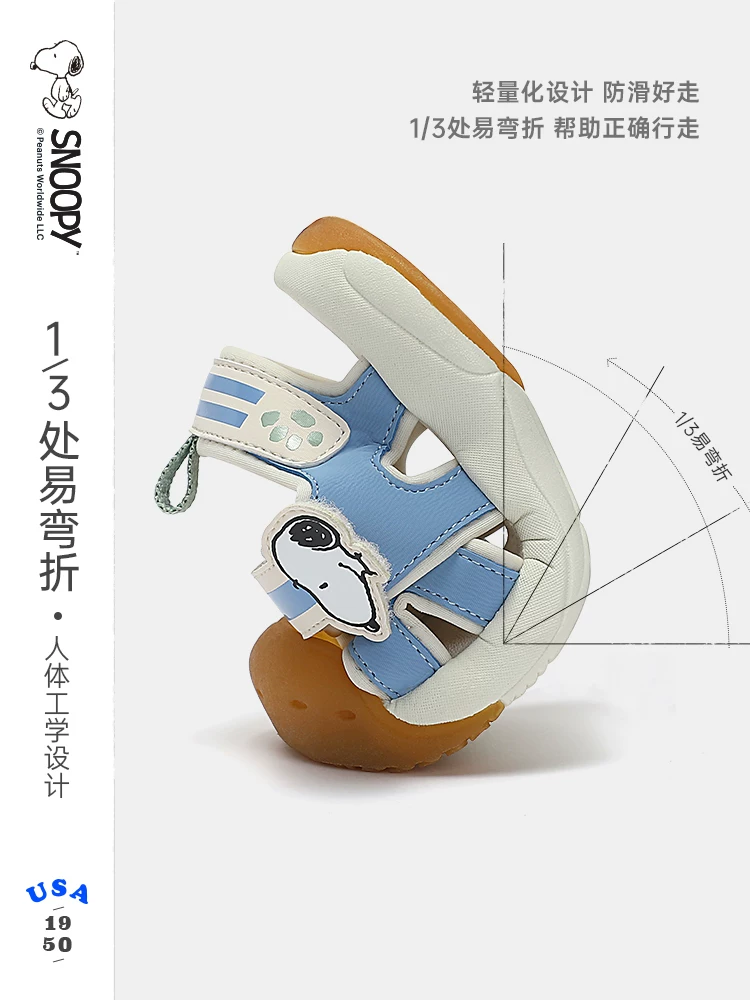Snoopy, nuby, лет sandals для мальчиков, детская сумка для раннего возраста