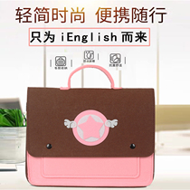 ienglish English tablet handbag handbag 10 inch cartoon felt small i4 fashion child protection contained