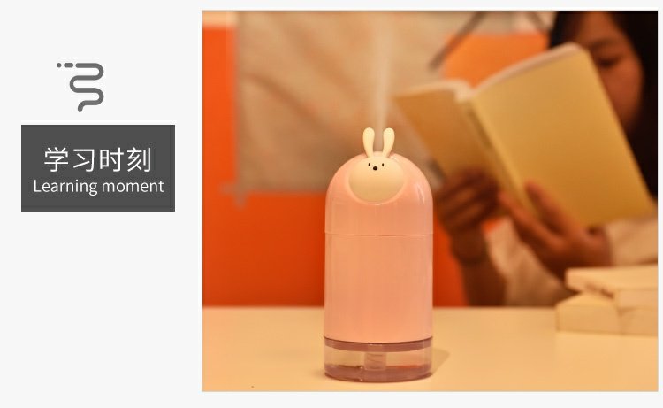 Xịt dễ thương Animal Elf USB Mini Máy tạo độ ẩm Ký túc xá Máy tính để bàn Xe hơi Mặt ẩm Quà tặng con ếch phun sương