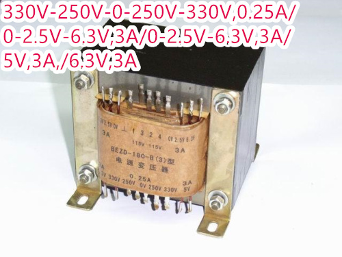 Paul real bile machine power transformer 180WB3 type 330V-250V-0-250V-330V0 25A