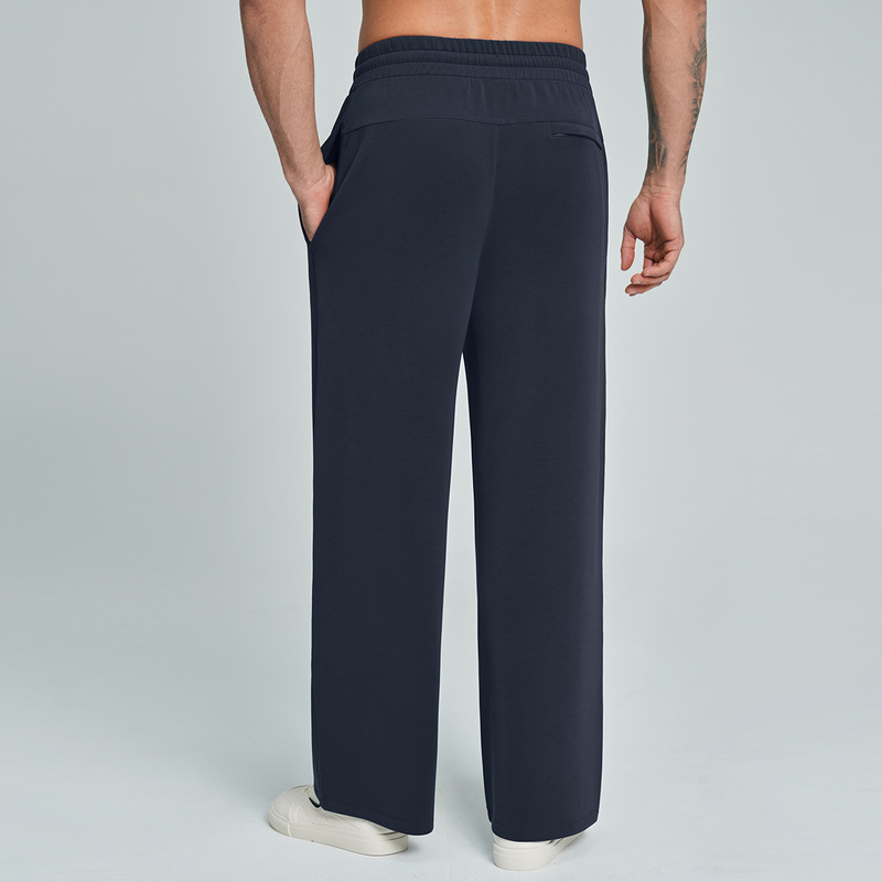 Lulu Zasuy Men's Modal Ultra-Skin-Friendly Breathable Sports Jogging Hiking Fitness Casual Straight-Leg Pants