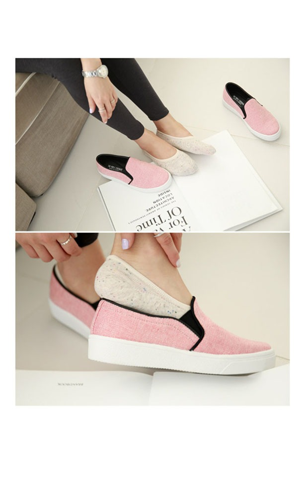Tất nhập khẩu Hàn Quốc, vớ thuyền vô hình, vớ cotton mùa hè, miệng nông, giày đơn mỏng, chống rơi tất cổ cao