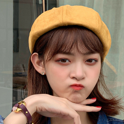 2顶！麂皮绒贝雷帽+棒球帽