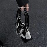 Сумка подмышку, дизайнерская цепь, ретро сумка через плечо, тренд сезона