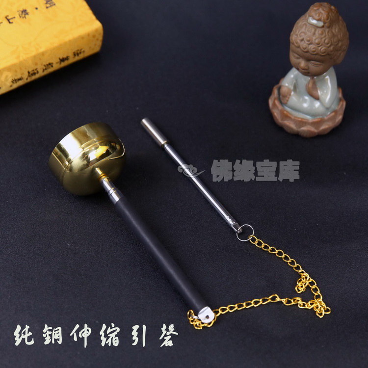 Special price of pure copper can be retractable qing qing qing Buddhist temple supplies chanting Buddha to help recite the dharma
