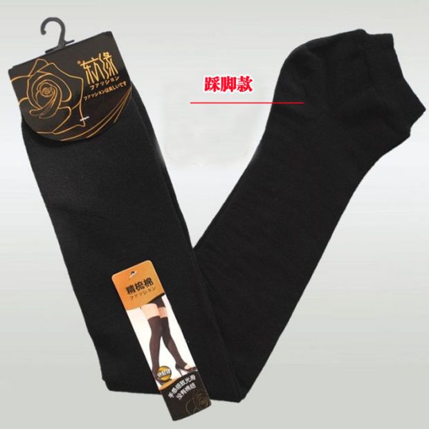 Mùa xuân và mùa thu bước chân vớ điều hòa không khí vớ đầu gối vớ vớ xà cạp ấm áp khởi động bông trên đầu gối vớ đùi vớ tất đùi nữ dễ thương