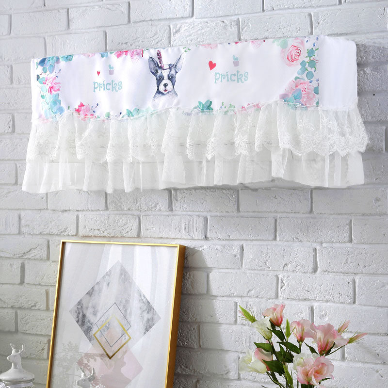 Air Conditioning Hood Wall-mounted Cold Air Dust Shield Beauty Grier Nordic Ins Boot Up Not Taking the Big 1 5p Hanging Air Conditioning sleeve