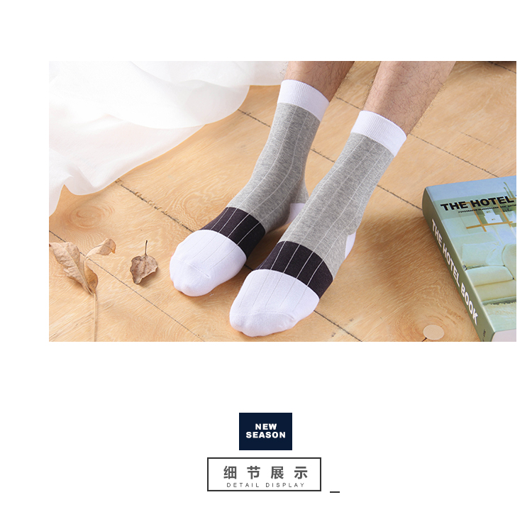 5 đôi vớ cotton ở vớ nam vớ mùa xuân và mùa thu mùa đông vớ nam vớ vớ cotton nam tất thổ cẩm