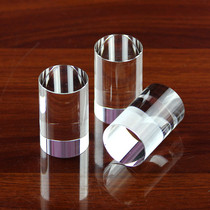 K9 artificial crystal round column round base Transparent round round table bottom bracket Crystal glass round base