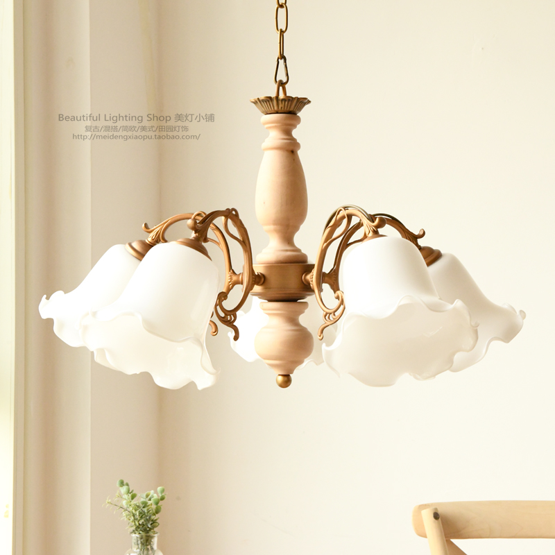 Beauty Lights - Set - still chandeliers Nordic in Wind Retro - Art Restoration - House Decoration Creative