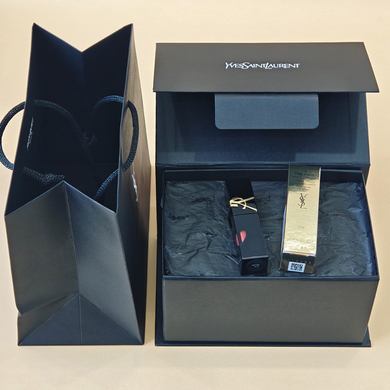 In-Stock at the Official Store YSL Chinese Valentine's Day Limited Edition Heart-Shaped Black Tube Lip Glaze 610 442 416 440 In-Stock at the Official Store YSL Chinese Valentine's Day Limited Edition Heart-Shaped Black Tube Lip Glaze 610 442 416 440