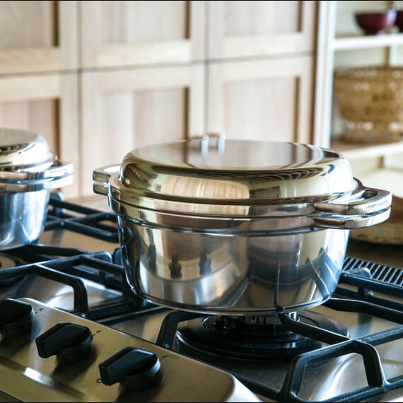 One-pot-eight-use bag tax) Japanese-made foundry aluminium anhydrous pot saucepan stockpot