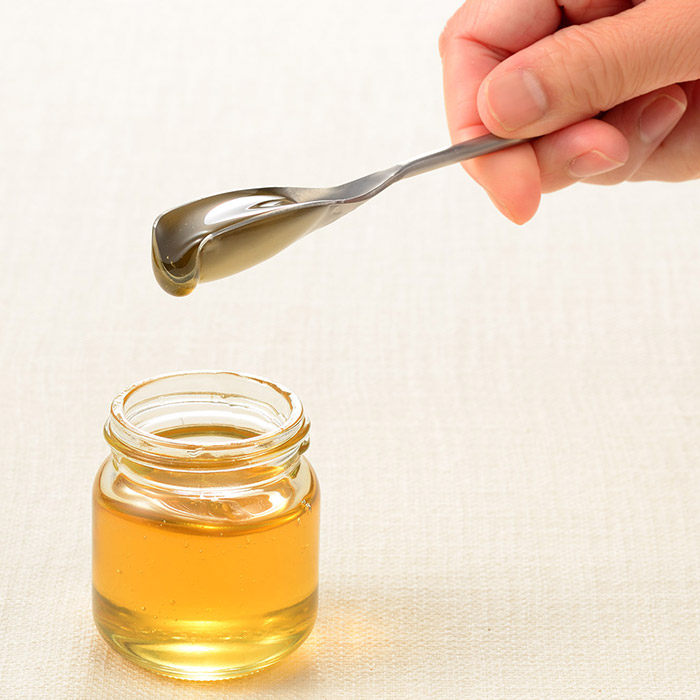 The honey drawing is good for the solution) Spot Japan System AUX 304 Stainless Steel Honey Turn Ring Scoop Stir Spoon