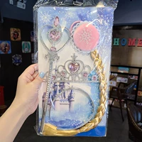 Розовый комплект с косичкой, 3 шт