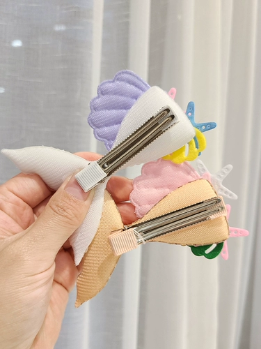 Заколка для волос, детский аксессуар для волос для принцессы, блестки для ногтей, шпильки для волос, Южная Корея