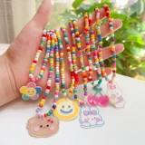 Детское летнее ожерелье, ювелирное украшение, браслет из бисера