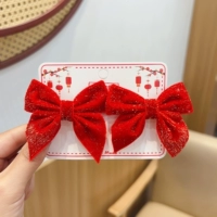 Заколка для волос с бантиком, 1 пары