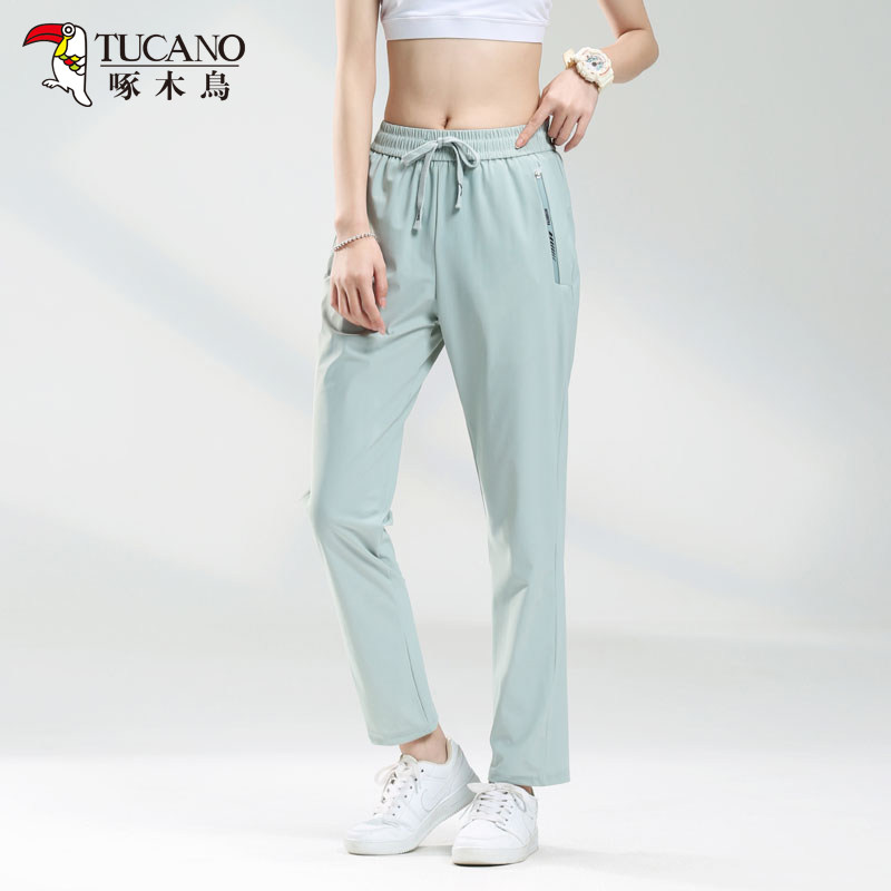 Woodpecker Outdoor Ice Wire Dry Pants Women 2023 Summer New Leisure Trouser Flash Breakfast Sunshine Brand