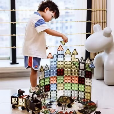 【贝易】儿童早教益智积木磁力片玩具