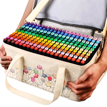 touch color马克笔美术专用学生软头双头套装120色油性动漫儿童60色80水彩笔彩笔漫画小手绘画48肤色画笔