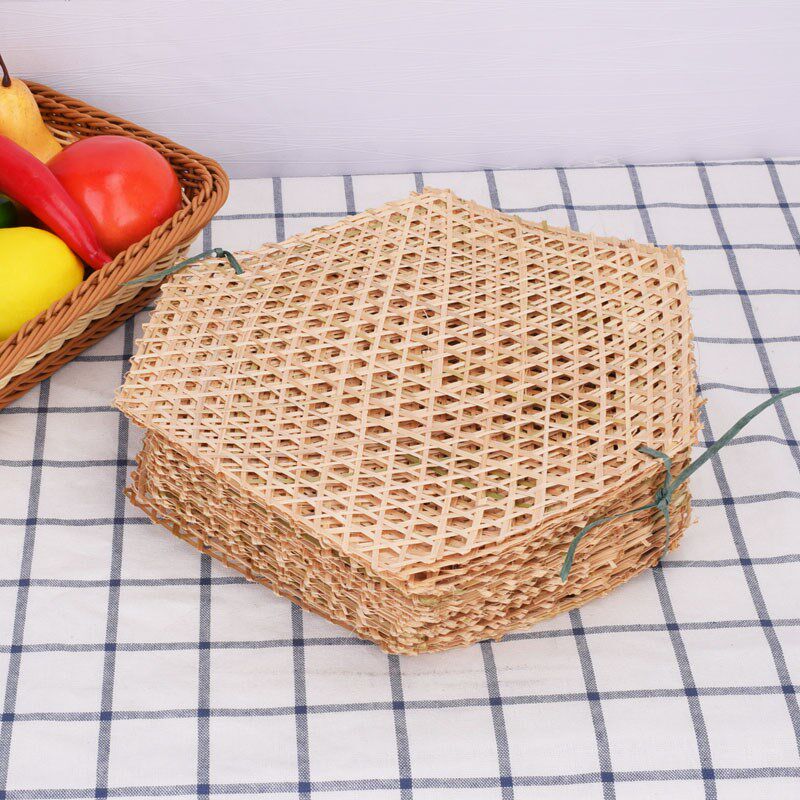 Bamboo Woven Bamboo Mesh kitchen Home Steam Pot Stew fish Anti-burnt bamboo mat Bamboo Mat Stew Fish Anti Stick Pan Bamboo Grate