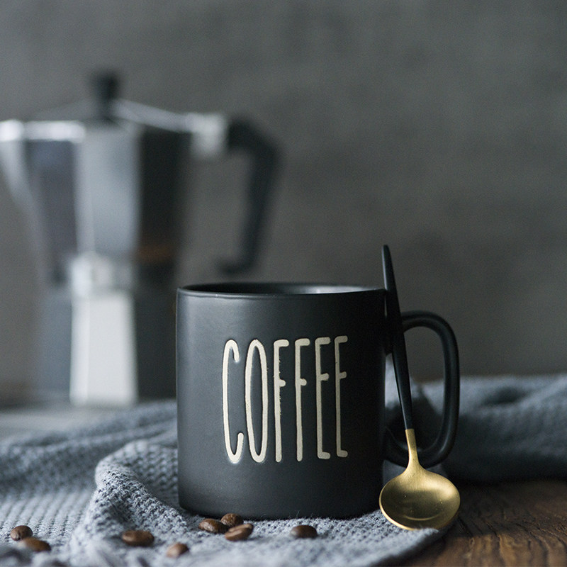Personality ceramic cup cup large capacity Mark cup couples cup coffee cup cup coffee cup office housecoffee woman