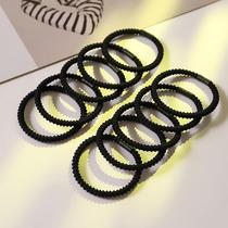 Korean high-elastic hair band hair tie ponytail head rope thick and durable leather case versatile hair accessories hair rubber band for women