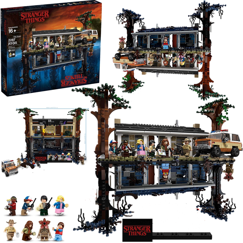Assembling Educational Building Blocks 75810 Stranger Things Upside-Down World American Tv Series Stranger Things Collectible Gift