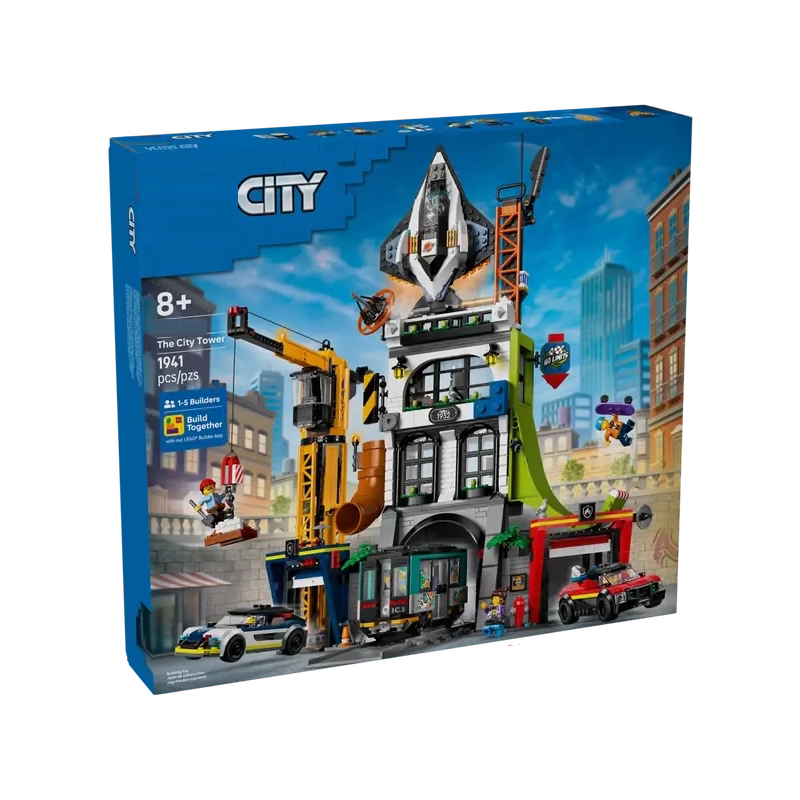 City City Series 60473 City Comprehensive Command Tower Boys and Girls Assembly Educational Building Block Toy Gift