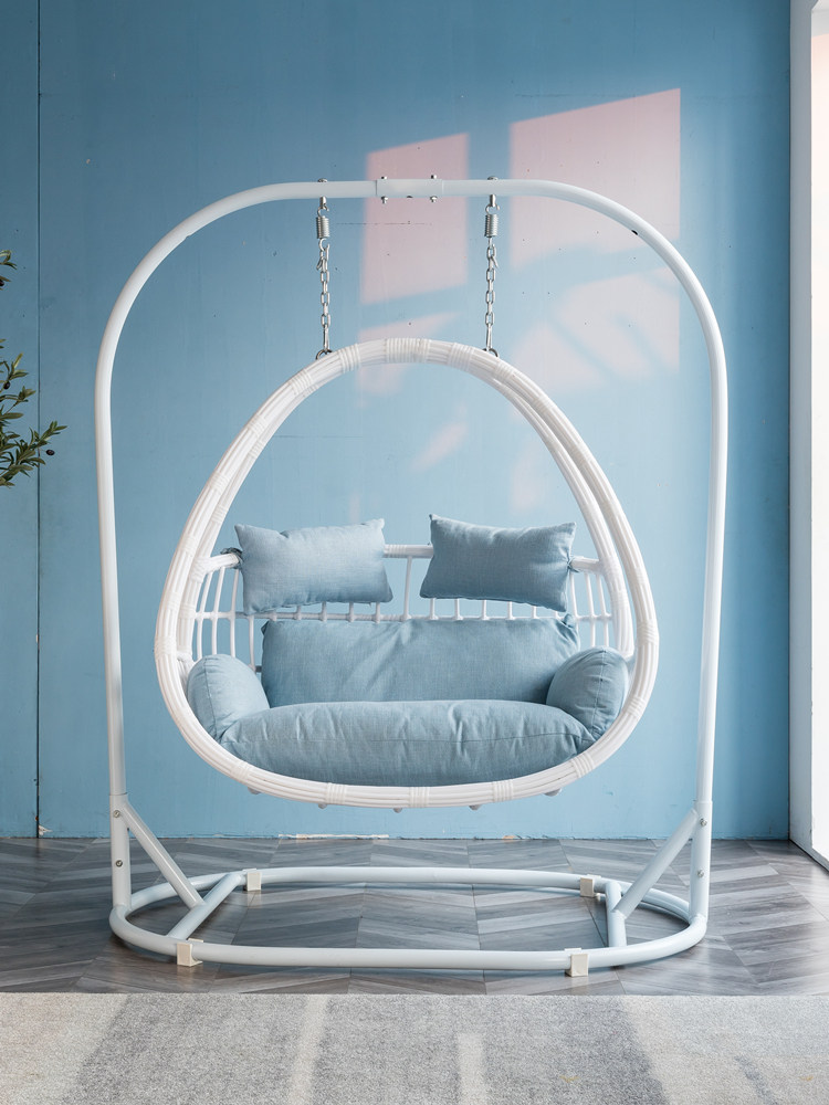 Hanging Basket Rattan Chair Sloth Chair Indoor Hammock home gondoloch Rocking Chair Balcony Cradle Chair Patio Chair Patio double suspended chair