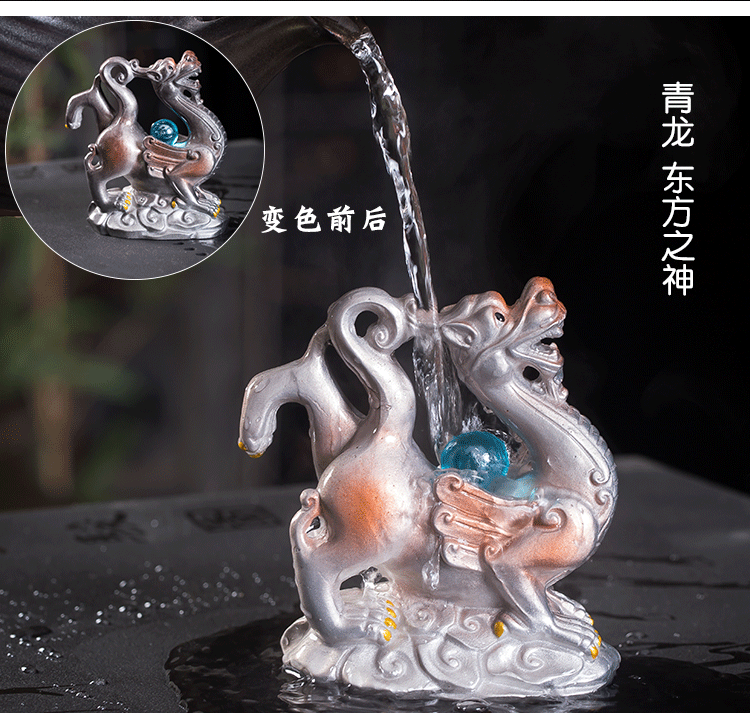 四大神獸青龍白虎朱雀玄武茶盤|茶寵擺飾|ETMall東森購物網