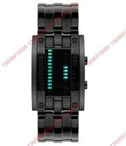 Storm MK2 Circuit Mens Watch 4575 SL Stainless Steel Watch LED Display Dial