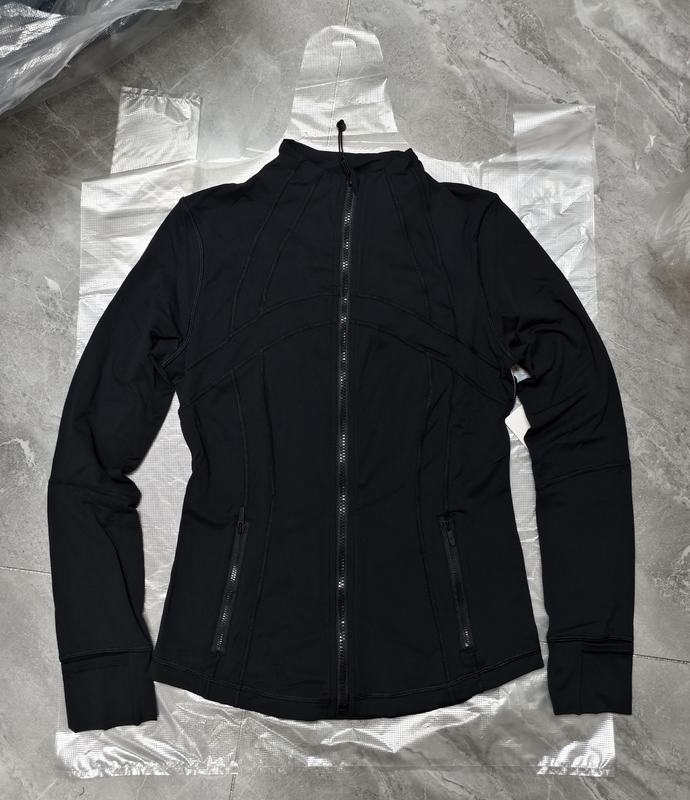 Black New Version of Yoga Nude-Feel Sports Jacket, Outdoor Sports Slimming Stretch Top