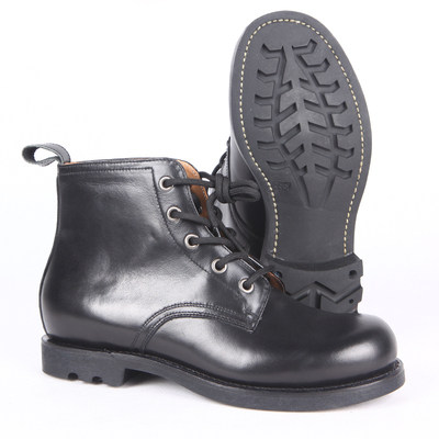 3516 plant genuine leather Goodyear in cylinder leather boots Round Head Ships Boots Bull Leather Handmade High Cylinder Leather Shoes Spring Autumn Martin boots