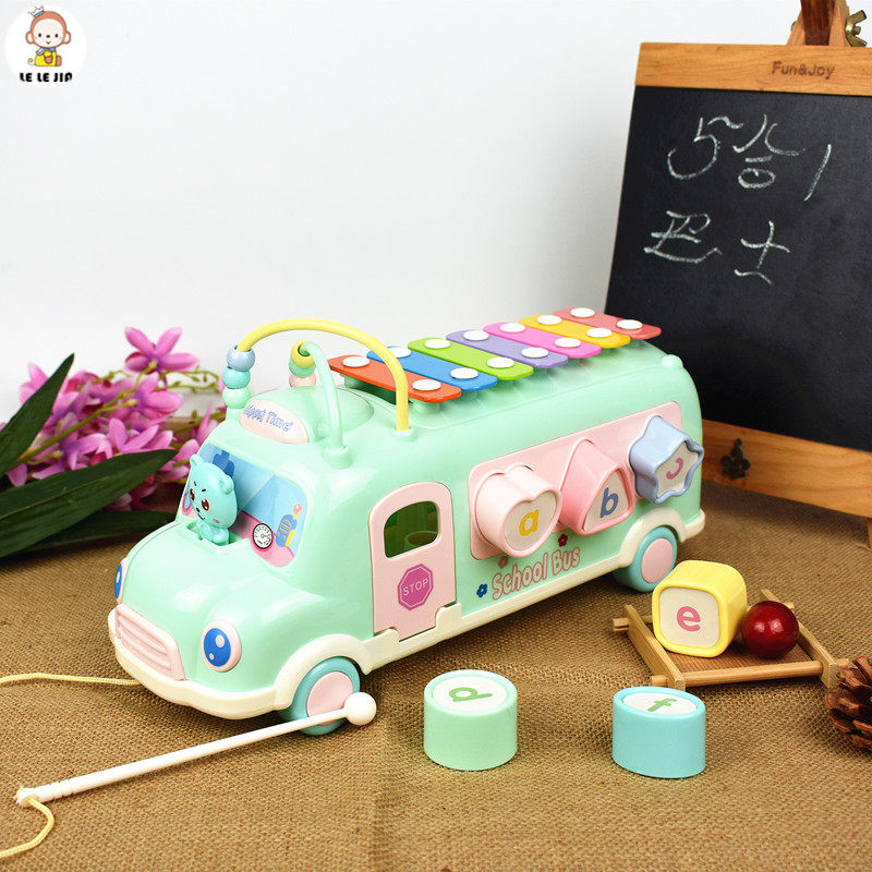 Children 0-1-2-3 years old toys infants and young children around the beads early education puzzle building blocks boys and girls baby 6-12 months 8