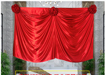 Unveiling cloth Custom unveiling ceremony Opening ribbon-cutting Red silk cloth unveiling big red flower unveiling red cloth Car unveiling cloth