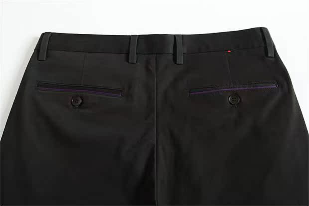 Mới mùa thu nam mid-micro micro slim Slim Quần đen giản dị quần thẳng kinh doanh dụng cụ đa năng quần ống rộng nam