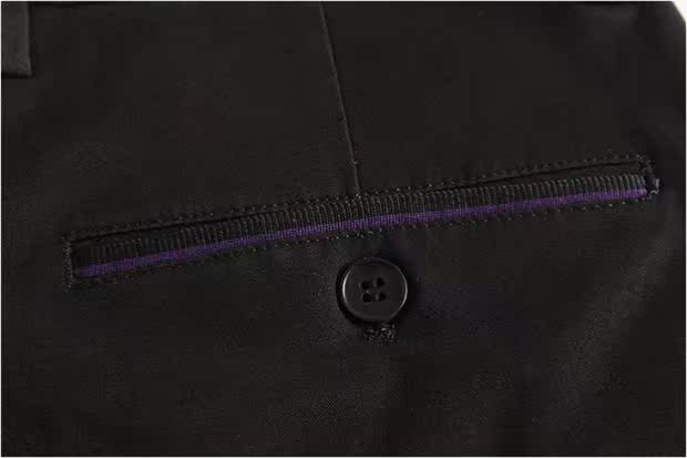 Mới mùa thu nam mid-micro micro slim Slim Quần đen giản dị quần thẳng kinh doanh dụng cụ đa năng quần ống rộng nam
