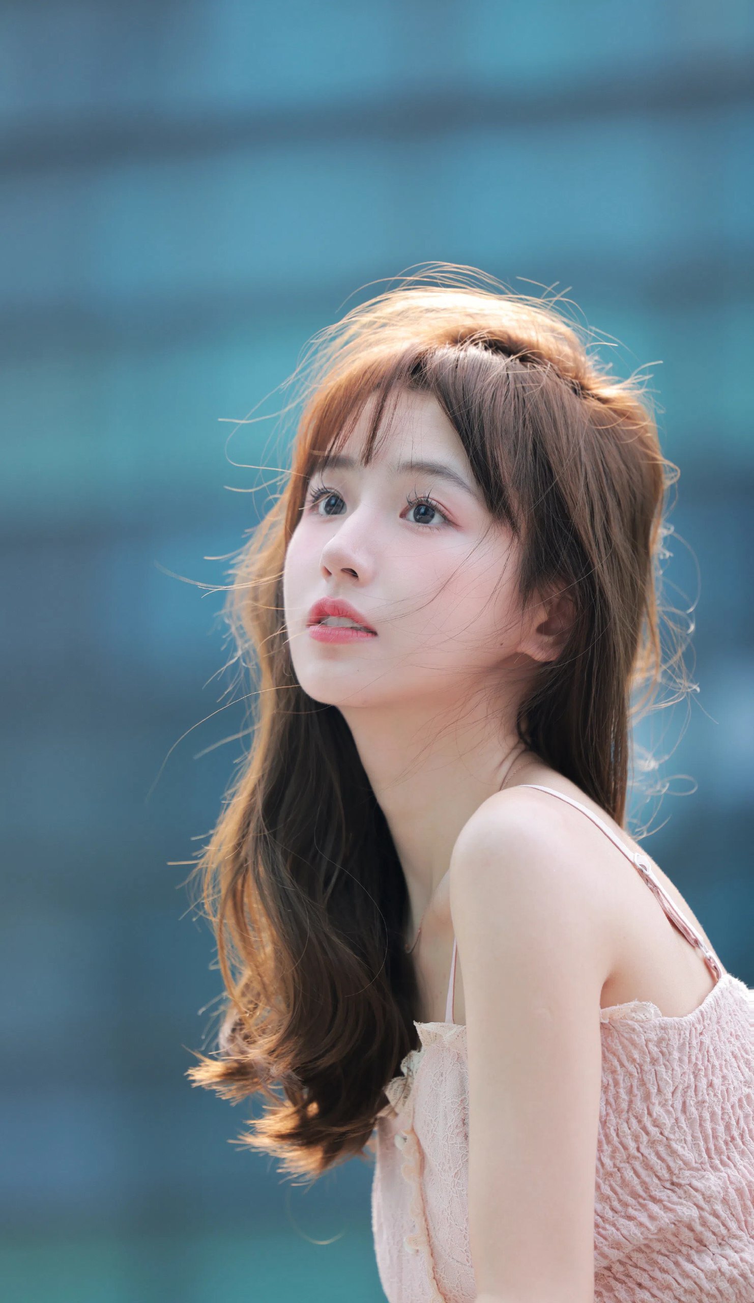 清纯风写真：迷人的自然气息