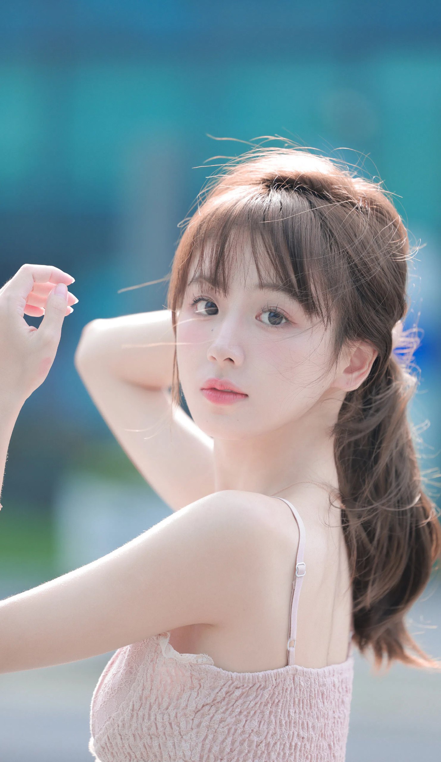 清纯风写真：迷人的自然气息