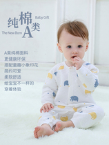 Full cotton era official shop baby jumpsuit spring and winter clothing warm winter cotton autumn newborn clothes early