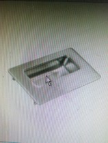 Stainless steel door handles xad51-h100 in a