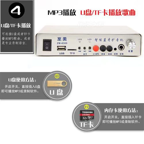 Loa 12v c loa ngoài trời gian hàng bán loa ô tô khuyến mãi mái che máy ghi âm công suất lớn - Trình phát TV thông minh