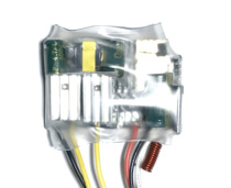(Ordinary mechanical switch seconds become intelligent)HASSMART wall switch retrofit module-double open